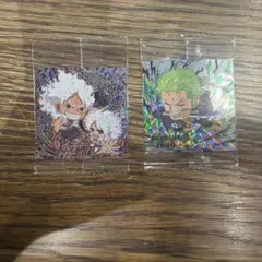 ワンピース ウエハースシール シール シークレット ルフィ&ボニー