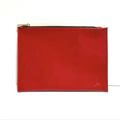 YSL ノベルティ ポーチ 赤 イヴサンローラン 未使用 非売品