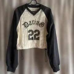 プリント長袖シャツ