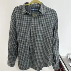 Ralph Lauren チェック柄 長袖シャツ XL