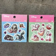 ディズニー シャカシャカシール 2点/ マリー & ルシファー