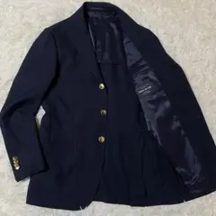 美品 GLOBAL WORK RING JACKET 紺ブレ 金ボタン ネイビー