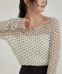 ドットレースプルオーバー　mystic