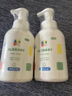 【新品未使用】アロベビー ベビーソープ 本体 400ml ベビー シャンプー2本のサムネイル