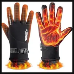 2個セット⭐️アウトドアグローブ バイク グローブ 冬 防寒 【あったか裏起毛】M