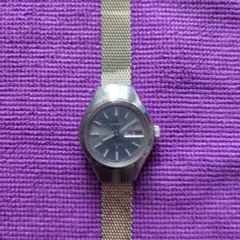 SEIKO 自動巻き 女性用腕時計 ブルー