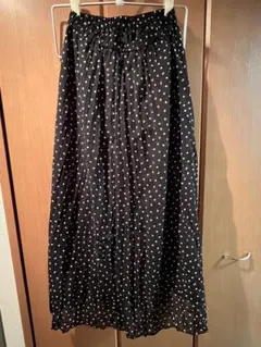 ドット柄 フレアスカート Mサイズ