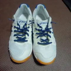 asics スポーツシューズ ホワイト ブルー