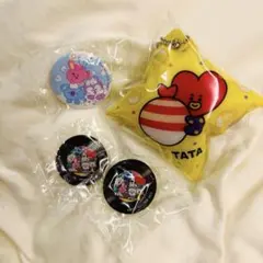 【匿名配送】くら寿司　BT21 TATA クッションチャーム他4点【新品未開封】