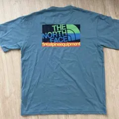 古着　THE NORTH FACE Tシャツ L サックスブルー
