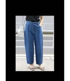 IENA イエナ　ルーズツイルボタンフライパンツ　切りっぱなし加工 デニムGパンのサムネイル
