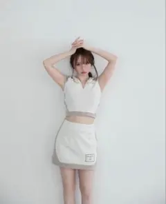 andmary Coco pleats swimwear ホワイト - メルカリ