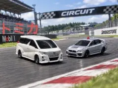 トミカ トヨタ アルファード スバル WRX パトカー 2台セット