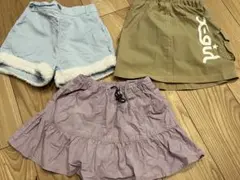 ショートパンツ　3点セット　110cm