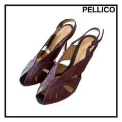 PELLICO　ペリーコ　ハイヒール　パンプス　イタリア製　袋付き　パープルのサムネイル