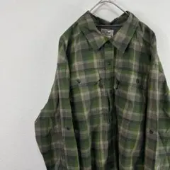 L.L.Bean エルエルビーン ポリ チェック シャツ