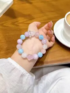 【新品】天然石ビーズブレスレット
