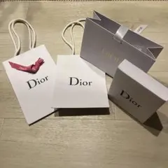 Dior ショップ袋、ボックス ホワイト 小型