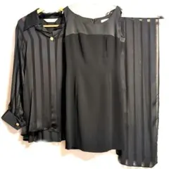 プライベートレーベル【オーガンジー】セットアップワンピース　ショール付き /M