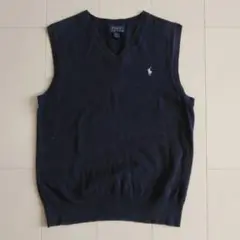 【人気定番】Polo Ralph Lauren ネイビー ベスト L　160