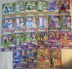 アイカツカード キャンペーンレア 星座ドレス サイン付きあり 22枚