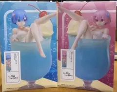 Re:ゼロから始める異世界生活　レム ラム　クリームソーダ　フィギュア　限定