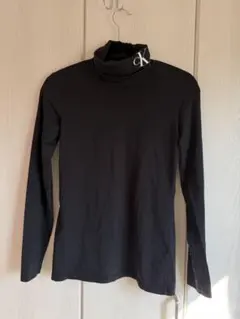 CALVIN KLEIN JEANS ブラック長袖タートルネック M