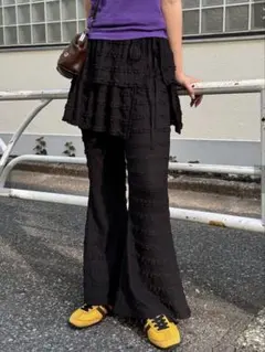 CIAOPANIC/one size/巻きスカートSET フリルフレアパンツ