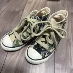 コンバース　オールスター　迷彩柄　15㎝のサムネイル