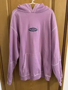 X-Large エクストララージ　パーカー　パープル　紫　Lサイズ　プルオーバー