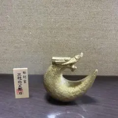 三枝惣太郎 尾長鶏 置物 オブジェ 金属 - メルカリ
