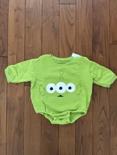 リトルグリーンメン ロンパース ディズニー ベビー服70