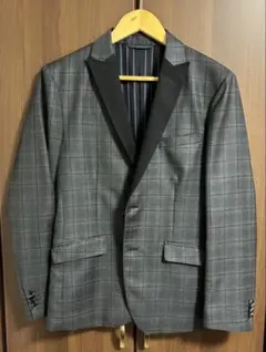 メンズジャケット　グレー系チェック