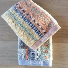 [新品]　SAZABY　ウォッシュタオル2枚セット