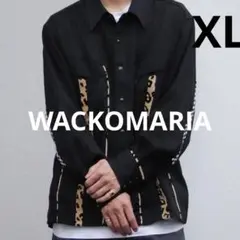 ワコマリア GUILTY PARTIES レオパード切替 ウエスタンシャツ XL