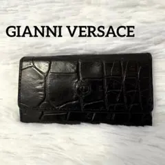 MooN様＊GIANNI VERSACE 美品✨クロコ メデューサ ロゴ 4連