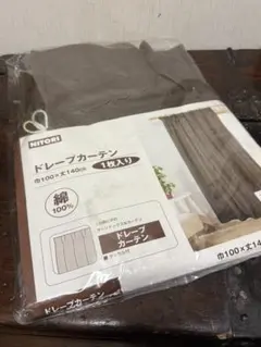 NITORI ドレープカーテン 綿100% 100×140cm 1枚入りのサムネイル