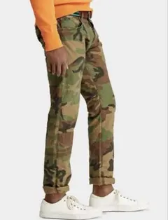 希少・美品 POLO W28 L30 S ラルフローレン スリム 迷彩 カモフラのサムネイル