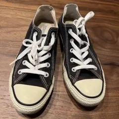 Converse ブラック キャンバス スニーカー　23cm