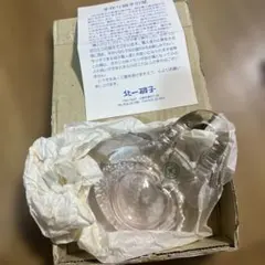 北海道小樽 北一硝子 一輪挿し ブルー 【健康運】★壁掛け花瓶 ガラス器 花器