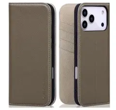 新品半額VISOUL iPhone18Pro 17Pro 手帳型ケース本革レザー