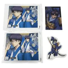 銀魂 吉原大炎上 志村新八 クリアシート 自販機 ラベル ステッカー セット