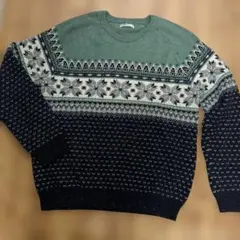 SONOMA XL ニットセーター 緑/黒/白