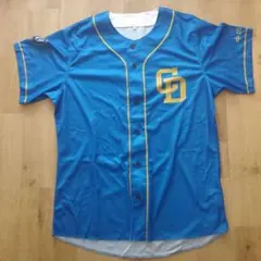 中日ドラゴンズ　アシックス　青ユニフォーム　サイズFのサムネイル
