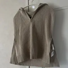 feepur ニット　ベスト　ベージュ
