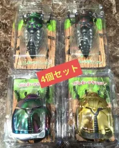ぜんまいアクション蝉＆黄金虫４種セット
