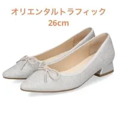 ポインテッドトゥラメバレエシューズ　42