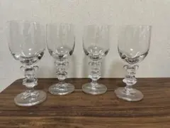 ミッキーとミニー　ワイングラス4個セット