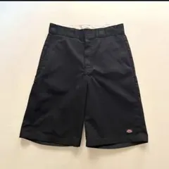 Dickies 黒 ショートパンツ 32 ヘリンボーン