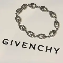 ジバンシイ GIVENCHY ブレスレット　Gロゴチェーン シルバーカラー